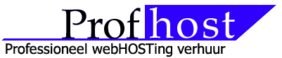 Profhost.com - professionele webhosting